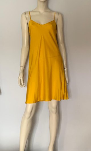 Vestido evasé seda Carolina Herrera