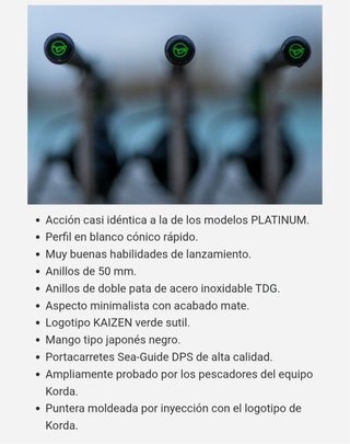 Korda Kaizen Green 12.6ft Spod 5 lbs, nueva