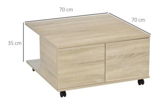 Mesa de centro de madera