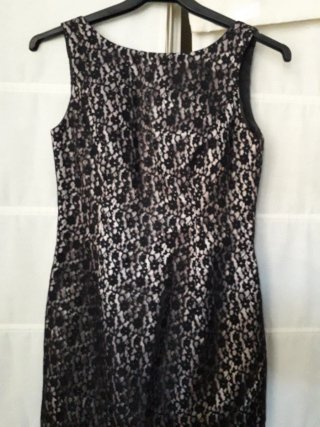 Vestido fiesta encaje negro r
