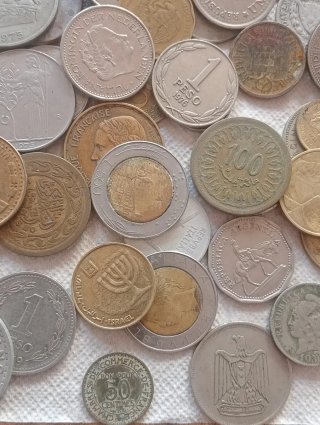 350 Monedas Mundiales Colección Variada