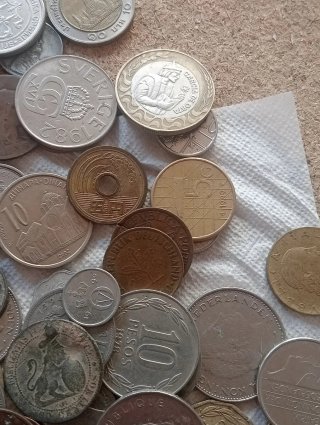 350 Monedas Mundiales Colección Variada