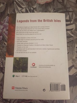Libro inglés Legends from the British Isles