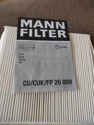 Filtro Habitáculo Mann Filter CU 26 009