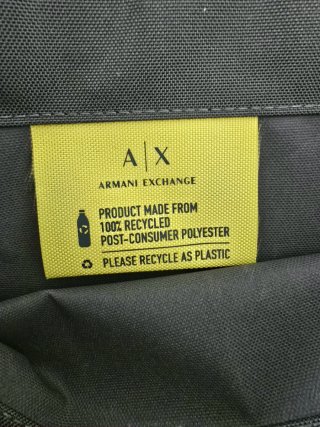 Mochila Armani Exchange verde