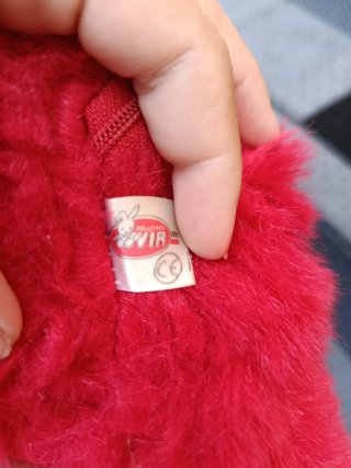 Temblors VIC peluche años 90 Rojo