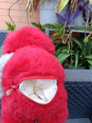 Temblors VIC peluche años 90 Rojo