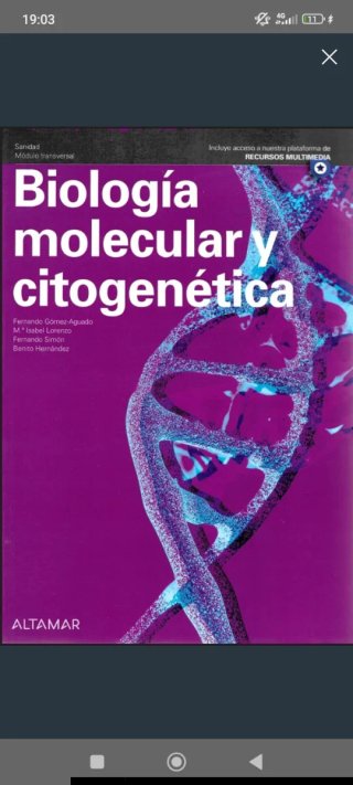 Libro Biología Molecular y Citogenética