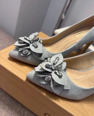 Zapatos de tacón CORINA verde agua talla 38
