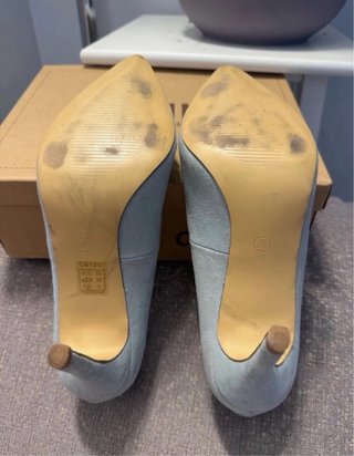 Zapatos de tacón CORINA verde agua talla 38