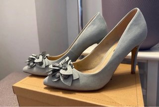 Zapatos de tacón CORINA verde agua talla 38
