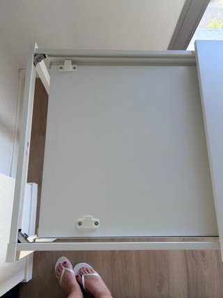 Mesa extensible blanca
