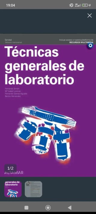 Libro Técnicas generales de laboratorio