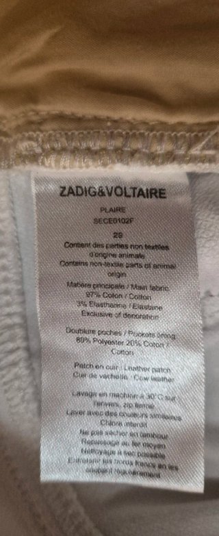Pantalón Zadig & Voltaire Blanco