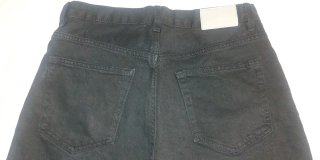 Bermuda caballero denim negro, Zara Talla 38.