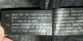 Bermuda caballero denim negro, Zara Talla 38.