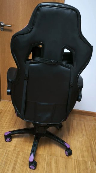 Silla Gaming Elecwish Negra y Morada
