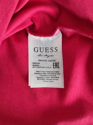 Sudadera Guess Rosa Logo Est. 1981