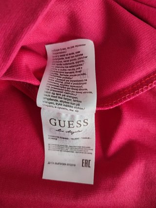 Sudadera Guess Rosa Logo Est. 1981