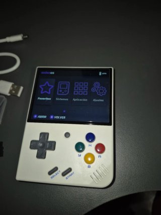 Miyoo Mini+ Consola Portátil Blanca y Negra