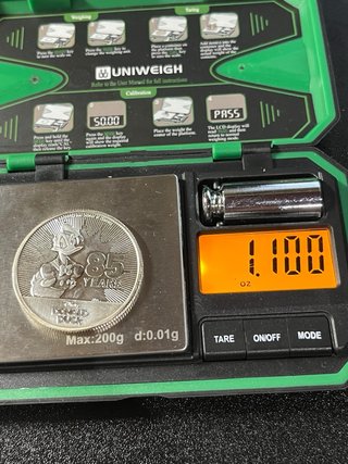 Moneda Pato Donald 85 Años Plata Niue 1 Onza