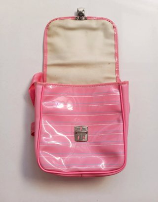 Antigua mochila escolar rosa Los Pitufos Pitufina