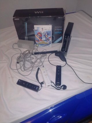 Nintendo Wii Negra Completa + Juegos