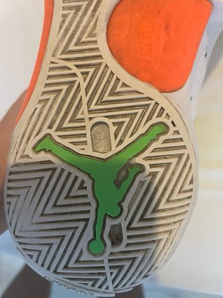 Zapatillas Jordan Talla 42 Verde y Naranja