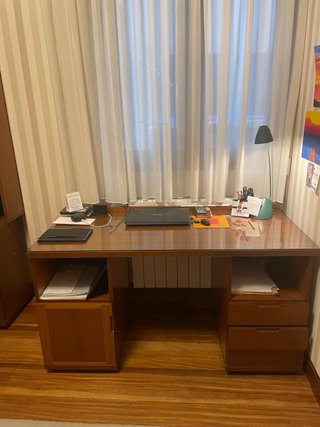 Habitacion completa: cama, armario y escritorio