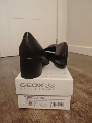 Zapatos Geox Salón Tacón Negro Talla 42