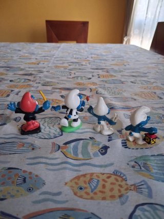 Lote Figuras PVC Vintage Pitufos Peyo Schleich
