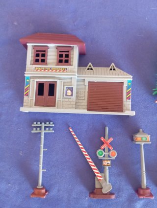 Lote Maqueta Tren Fenfa Accesorios