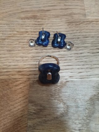 Conjunto Tous Anillo y Pendientes Oso