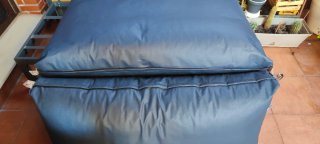 Cojines impermeables para Sofa Palets Happers azul