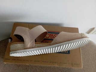 Cuñas Skechers Beige