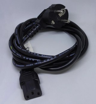Cable alimentación enchufe europeo