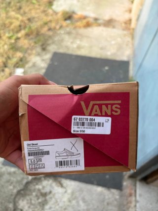 Vans Old Skool Rosse e Bianche