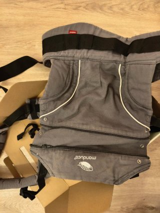 Mochila Portabebés Manduca Gris