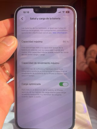 2 iPhone 14 Azul 128GB (Salud Batería 88% y 85%)