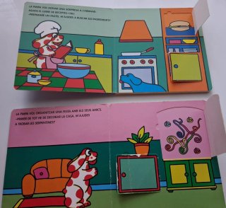 4 llibres amb solapes