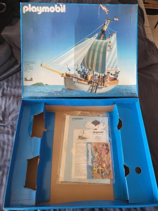 Playmobil Goleta 3740 Caja e Instrucciones