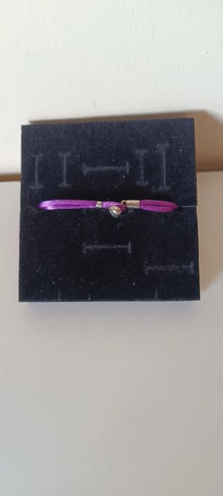 Pulsera Pandora Fucsia y Blanca