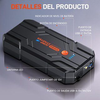 NUEVO - Arrancador Coche Portátil Ciopria 8000A