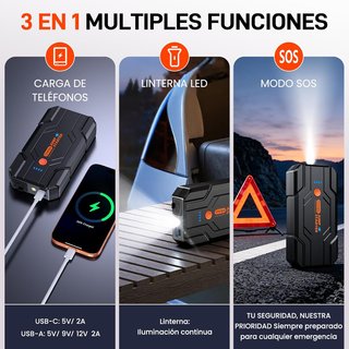 NUEVO - Arrancador Coche Portátil Ciopria 8000A