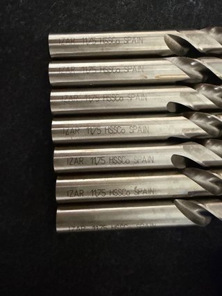 Brocas IZAR Cobalto 5% INOX 11,75mm
