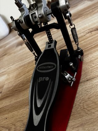 Doble Pedal Batería Millenium Correa Doble