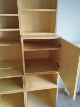 Estantería modular de madera