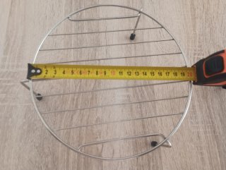 Plato microondas 27cm + rejilla+girador