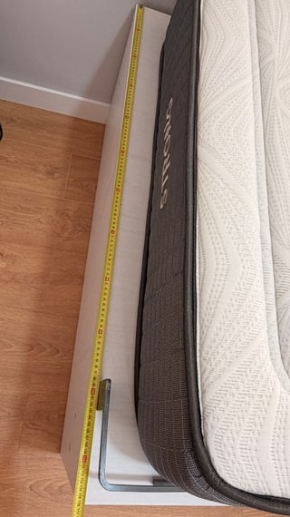 Cama compacta con cajonera doble (mueble + colchón
