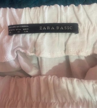 Falda corta blanca Talla M